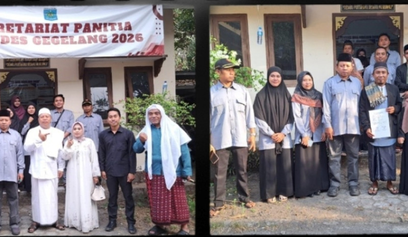 PENDAFTARAN BAKAL CALON KEPALA DESA GEGELANG DITUTUP, DUA KANDIDAT SIAP BERSAING PADA PILKADES 2026