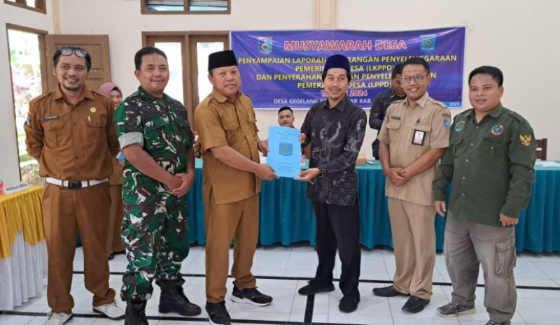 Desa Gegelang Gelar Penyampaian LKPPD dan Penyerahan LPPD Tahun Anggaran 2024